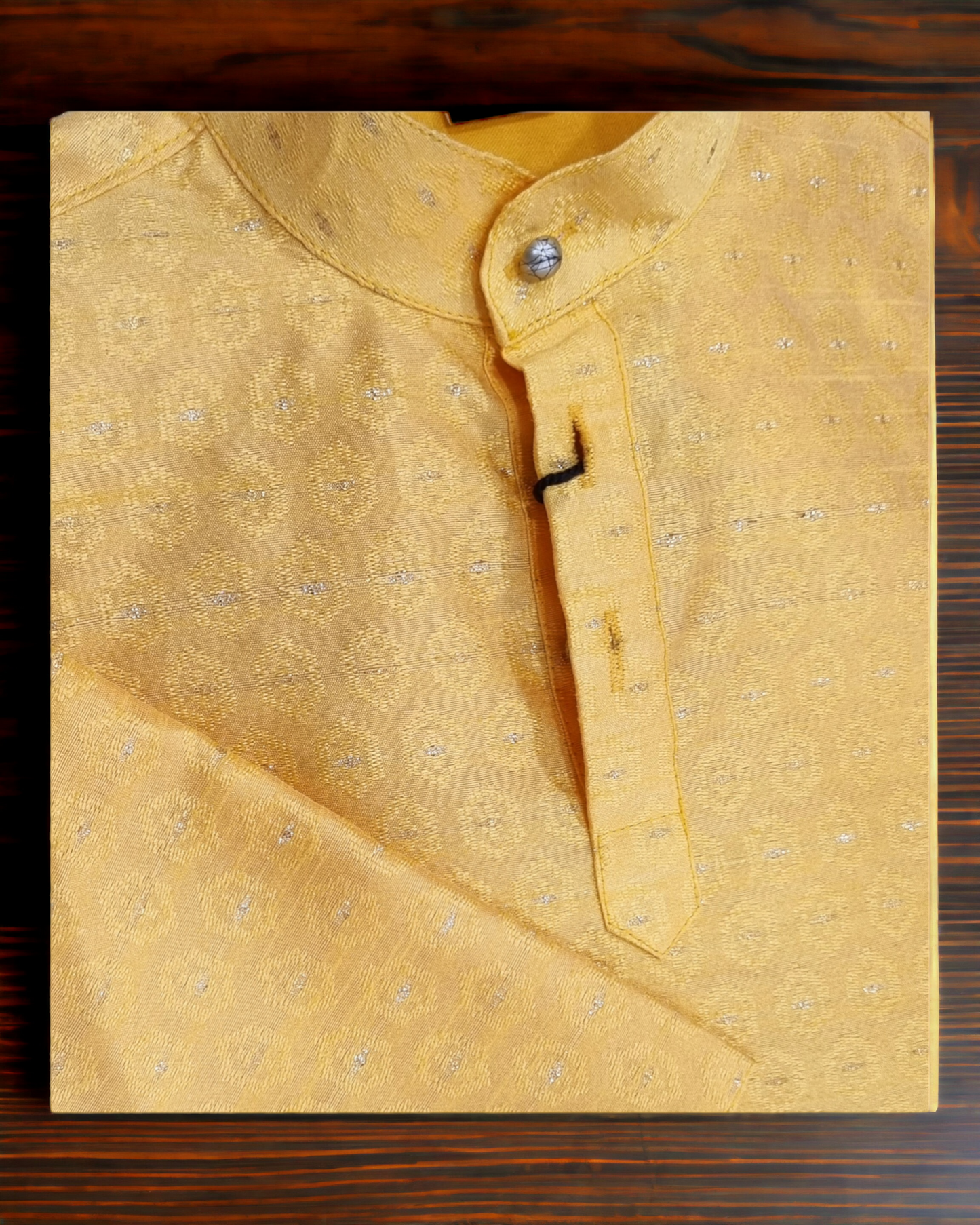 Boys kurta pajama set, yellow (D-397Y)
