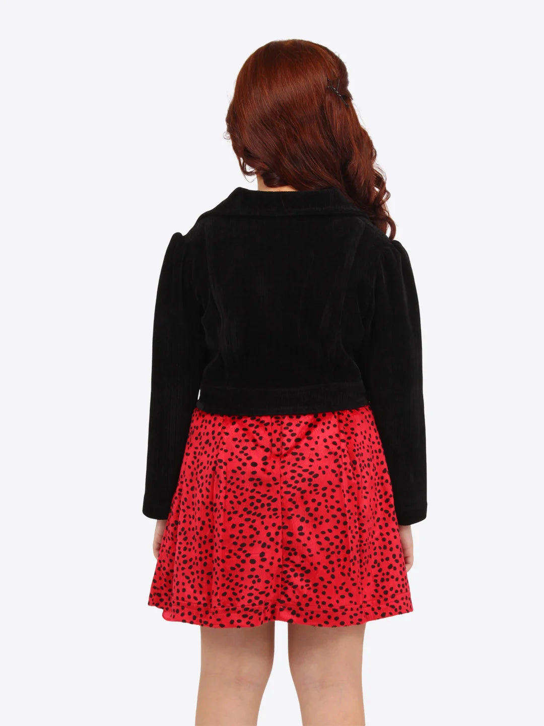 Red Leopard Print Dress