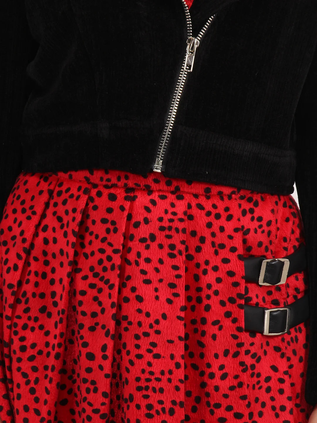 Red Leopard Print Dress