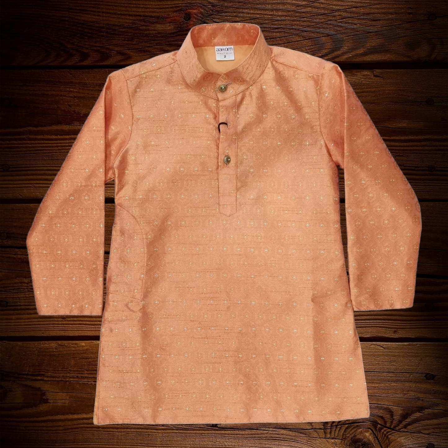 Boys kurta pajama set, Orange (D-397O)
