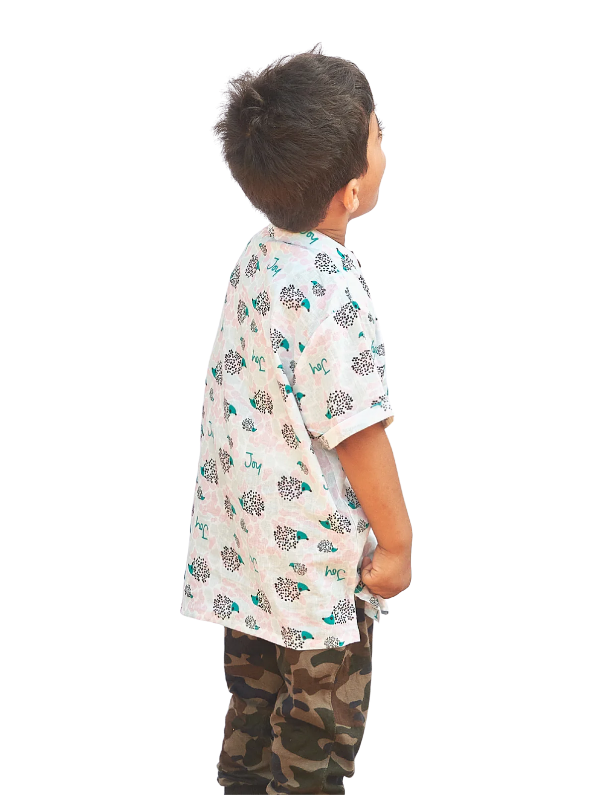 See Sow Happy Hedgehogs Boys Kurta