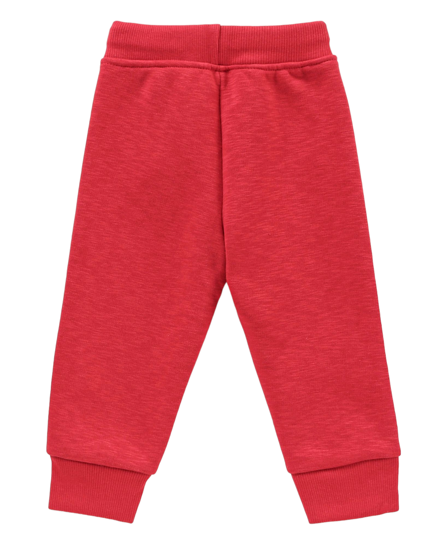 Full Length Lounge Pants Text Badge - Red