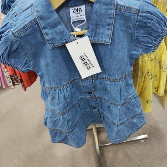 Denim frocks for girls