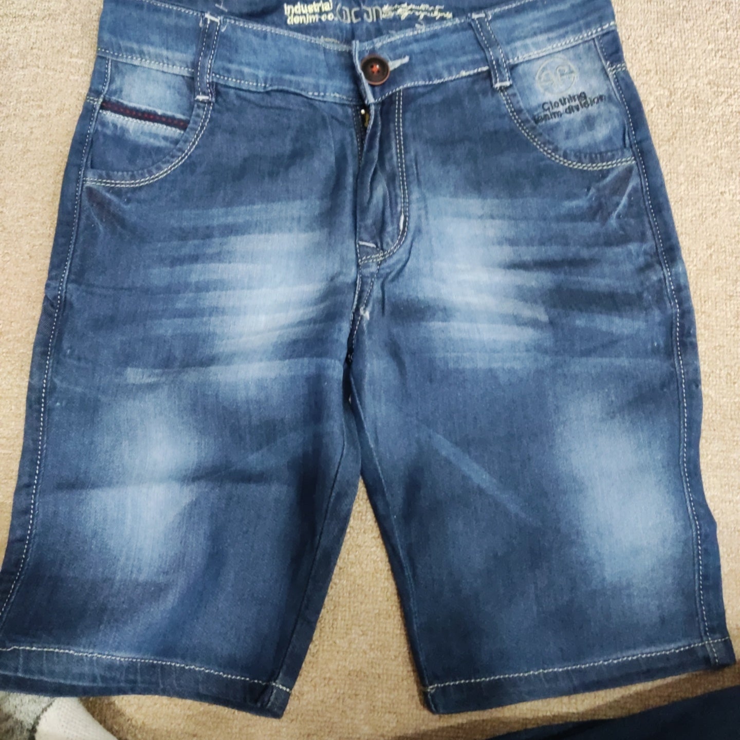 Boys jeans shorts blue color