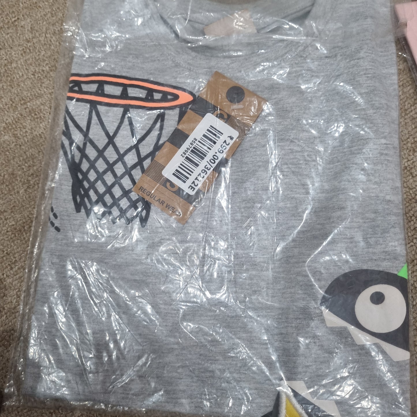 Basket ball print t-shirt