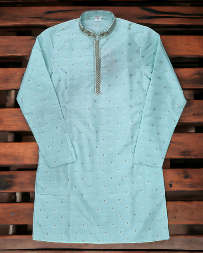 Aarom sea green pajama for boys