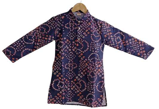 Aarom Blue Color Kurta Pajama