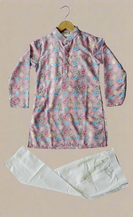 Aarom Onion Color Kurta Pajama