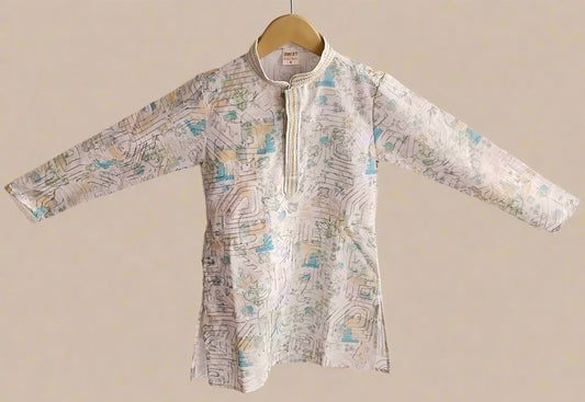 Aarom Green Color Kurta Pajama