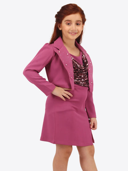 Dusty Pink Baby Girls  Party Dress-Cute Cumber