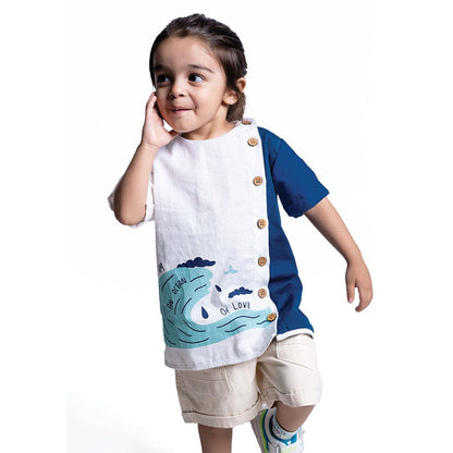 Ocean unisex 3/4 th kurta