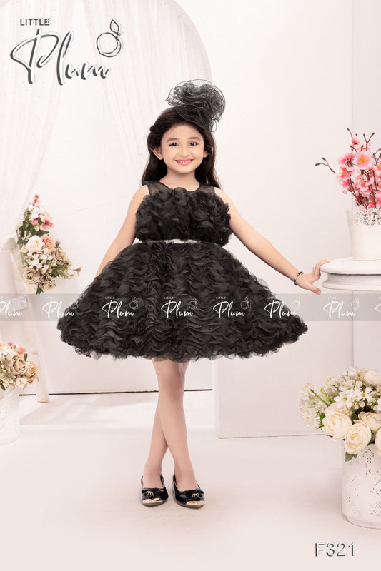 Black Sleeveless Frock