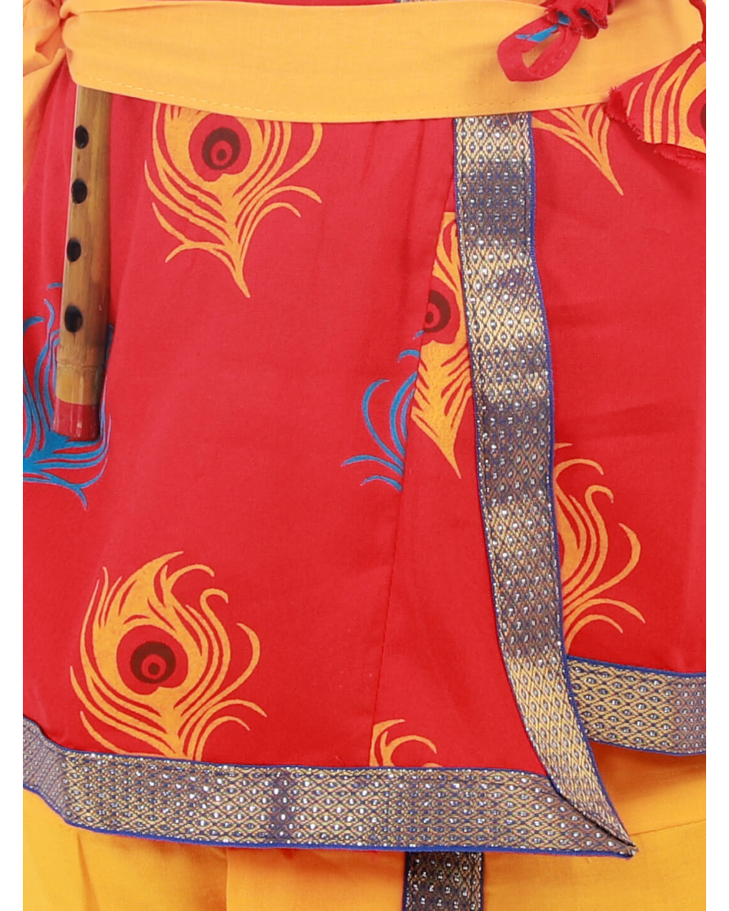 Divine Delight: Krishna Costume for Kids in red for boys