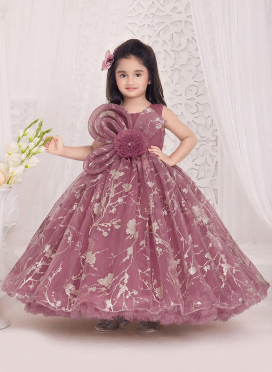 Onion Color Gown
