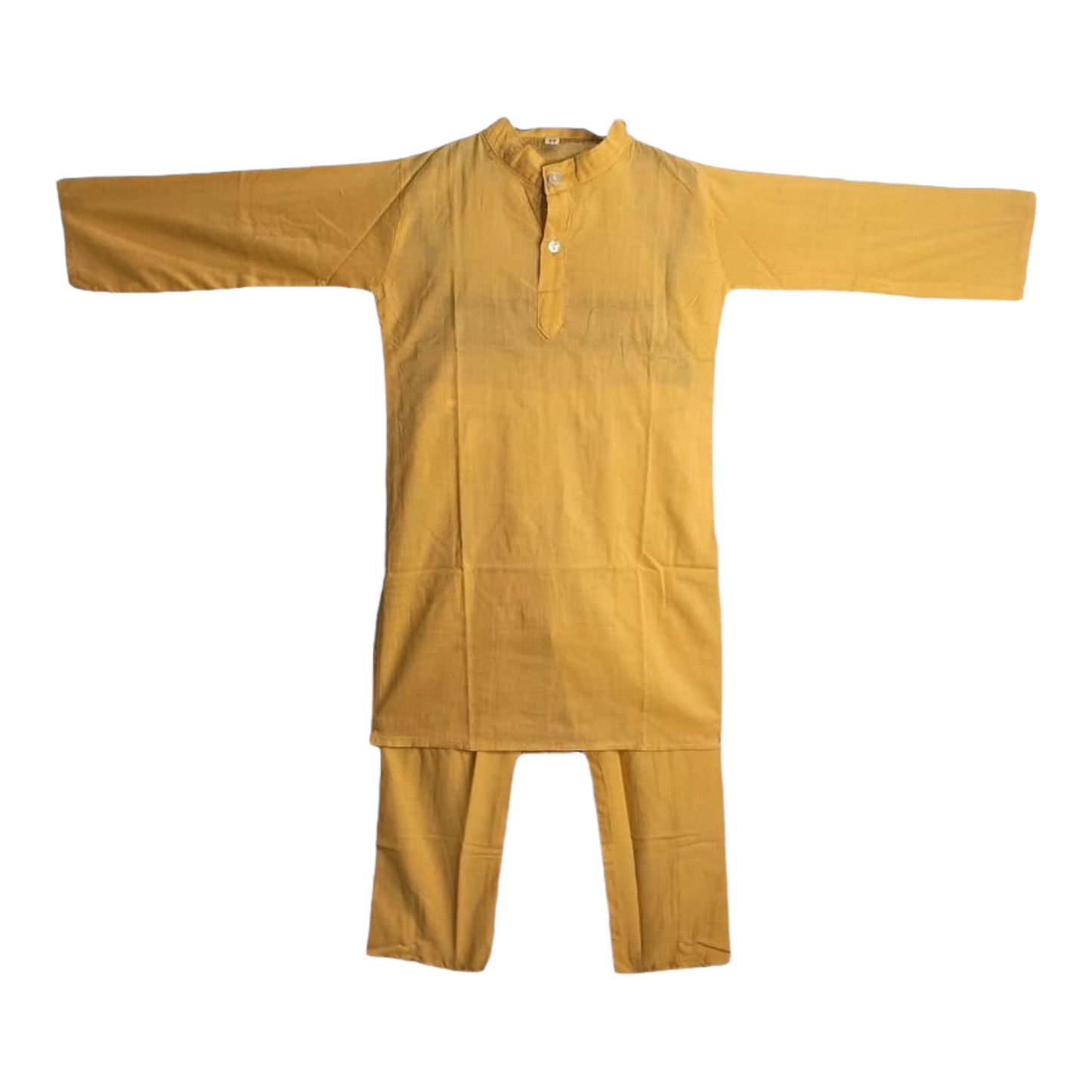 Brown colour plain kurta pajama set for Boys