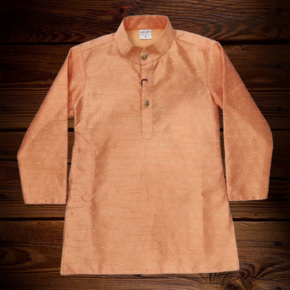 Boys  kurta pajama set, Orange (D-397O)