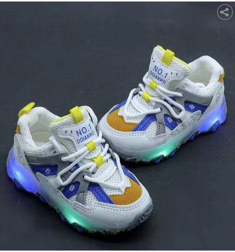 LED SHOES(LED-11) 21-30 Blue pink