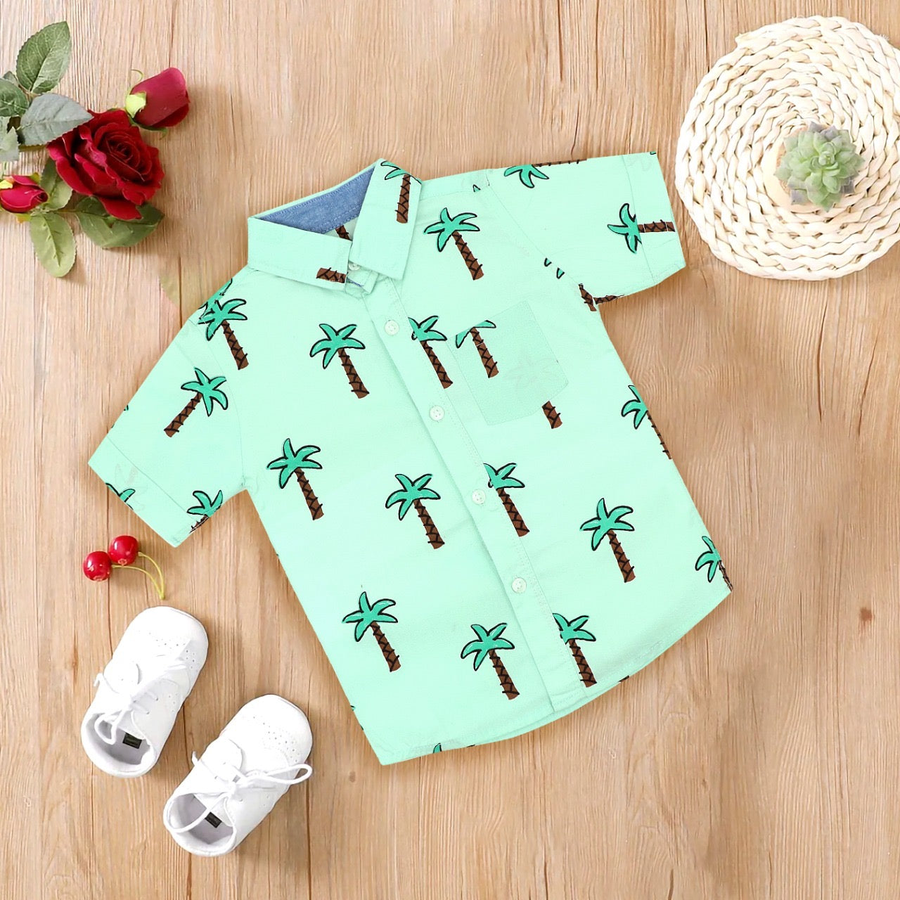 Sky Coconut printed shirts for boys