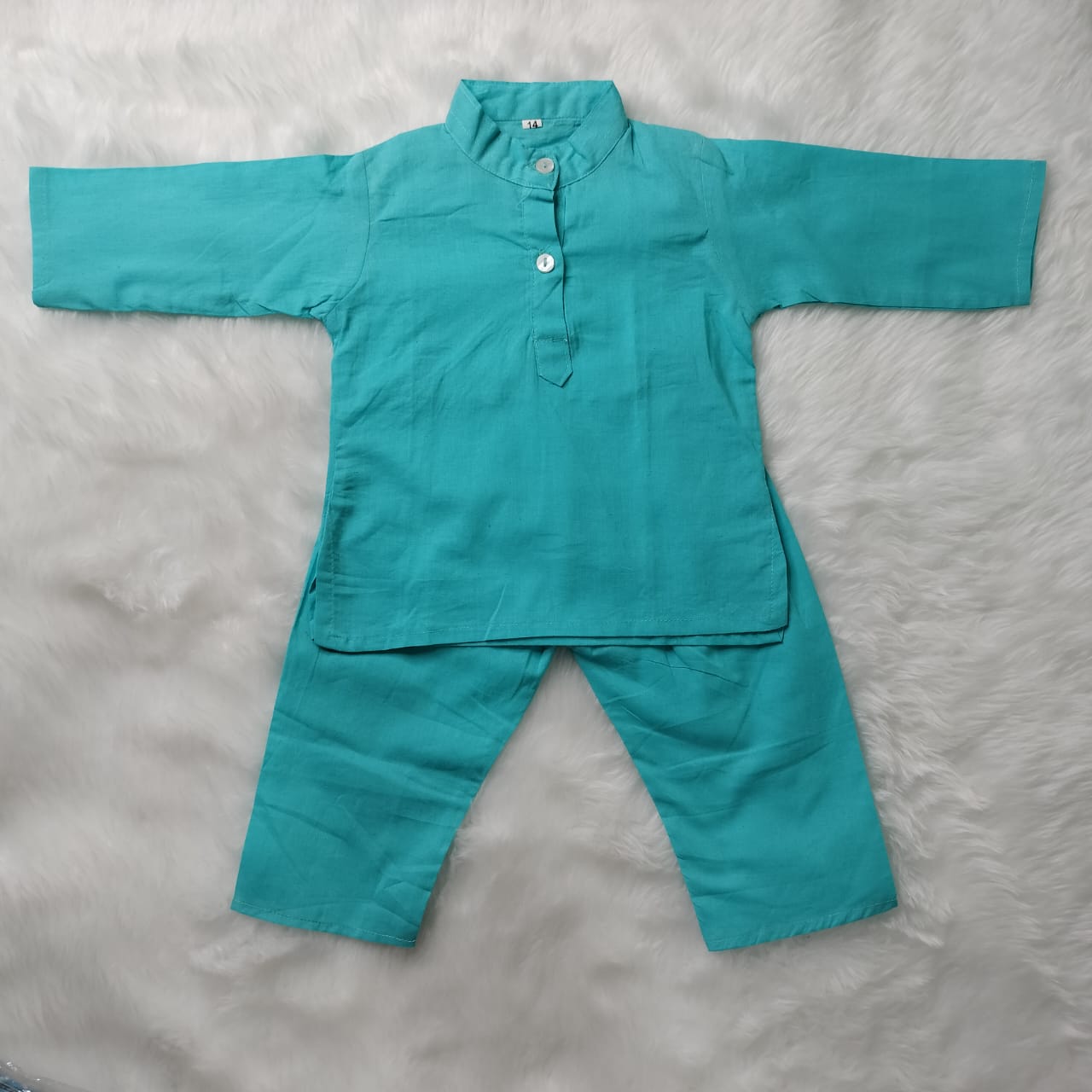 SKY Blue colour Plain kurta pajama set for Boys