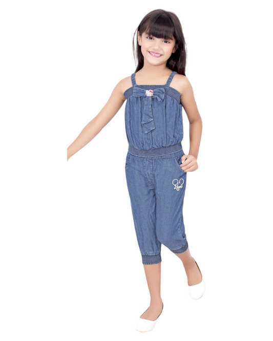 Blue Denim Jumper For Girls