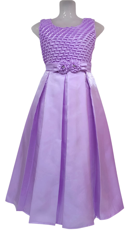 Lavander Long Sleeveless Gown