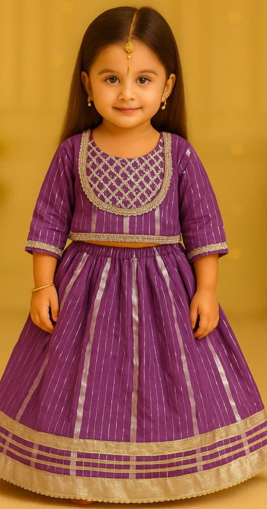 Purple Color Lehenga Choli