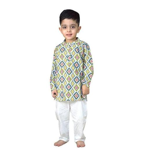 Pista diamond kurta pyjama for boys