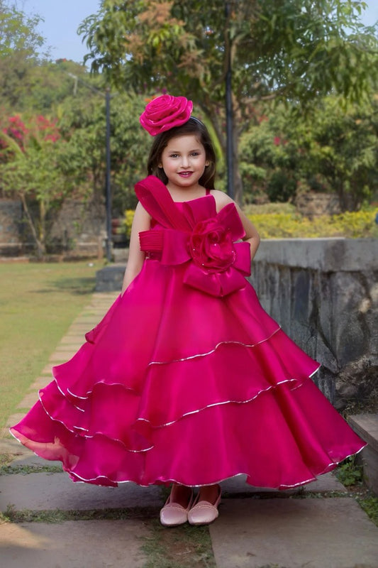 Little Plum Cherry Color Gown