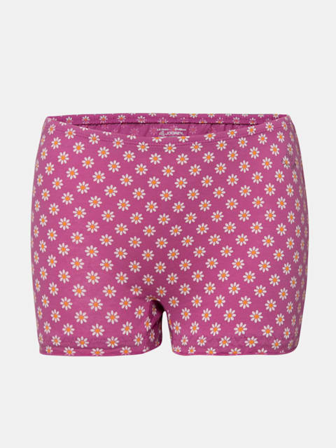 Jockey Girl's Super Combed Cotton Printed Bloomers with Ultrasoft Waistband