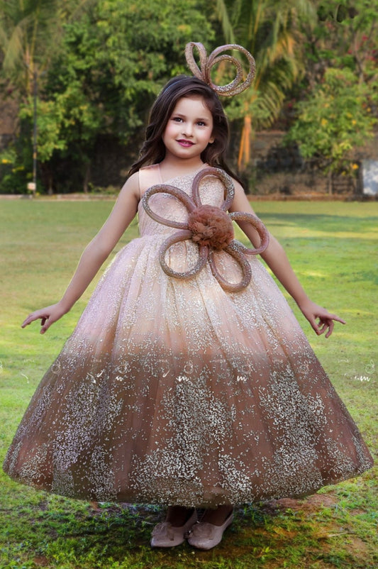 Coffee Color Gown
