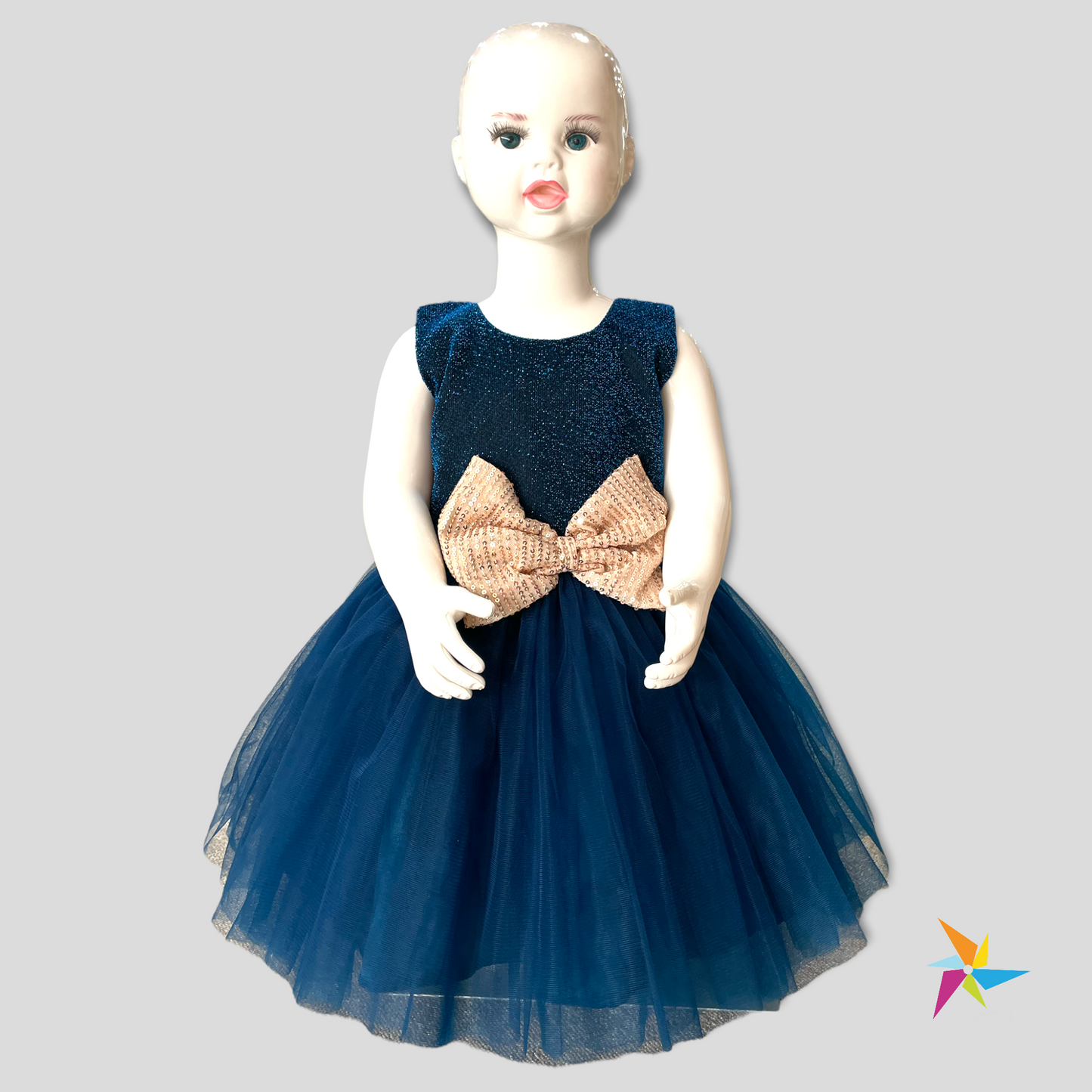 Midnight blue party frock