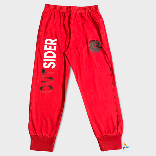 Boys Jupiter lower Red with outsider logo