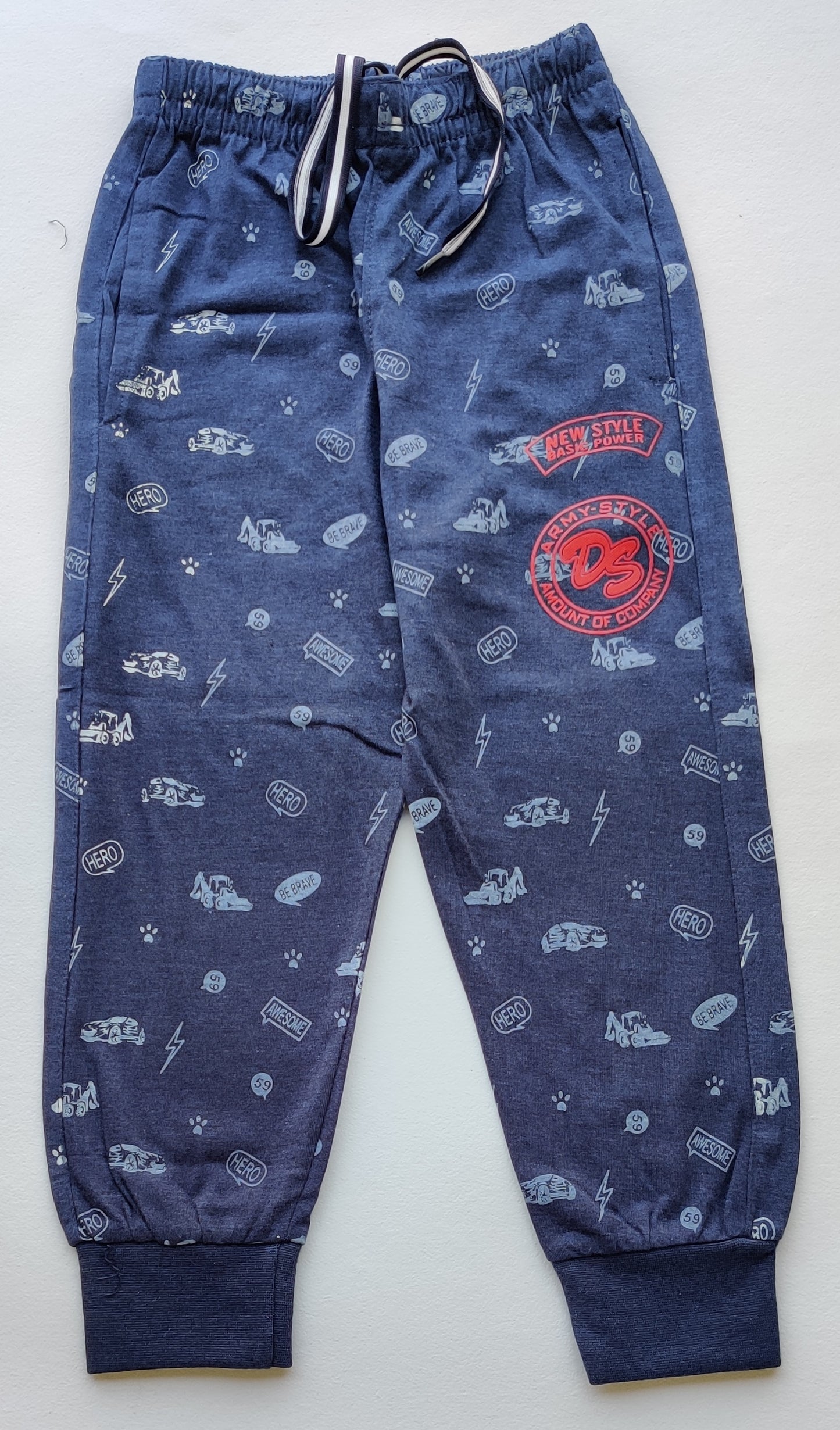 Boys Jupiter lower printed Blue With red stamp