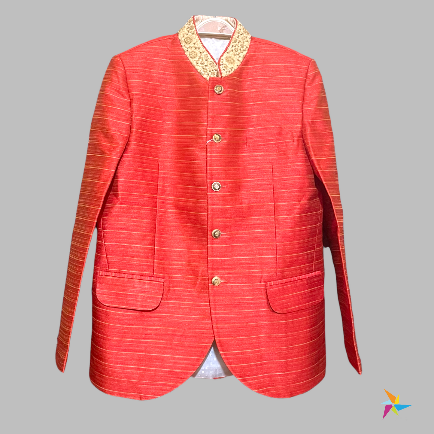 Boys party wear Sherwani Red Color. Bb