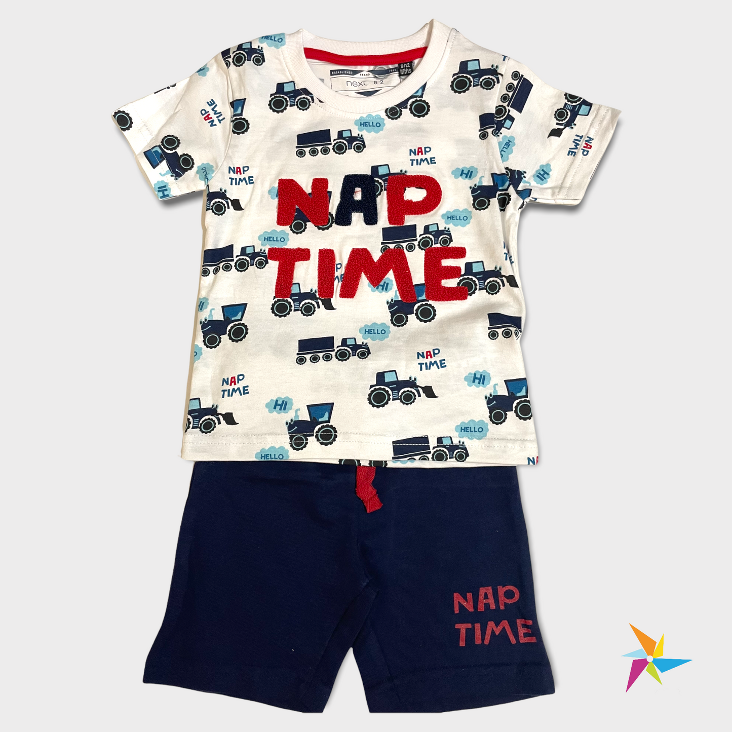 Boys Nap Time T-shirt-shorts set Blue