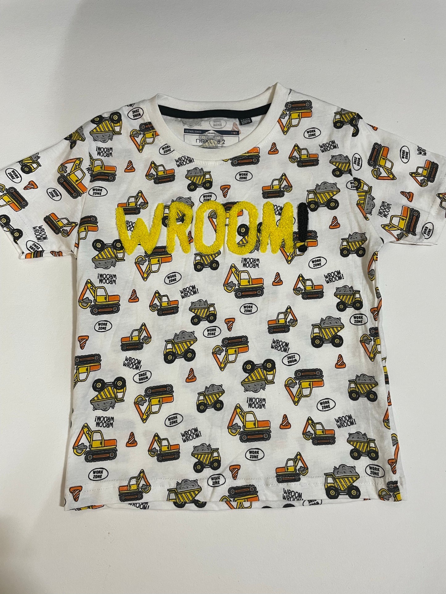 Boys WROOM T-shirt-shorts set Yellow